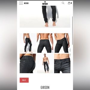 Rufskin Gibson Men’s black wash skinny jean